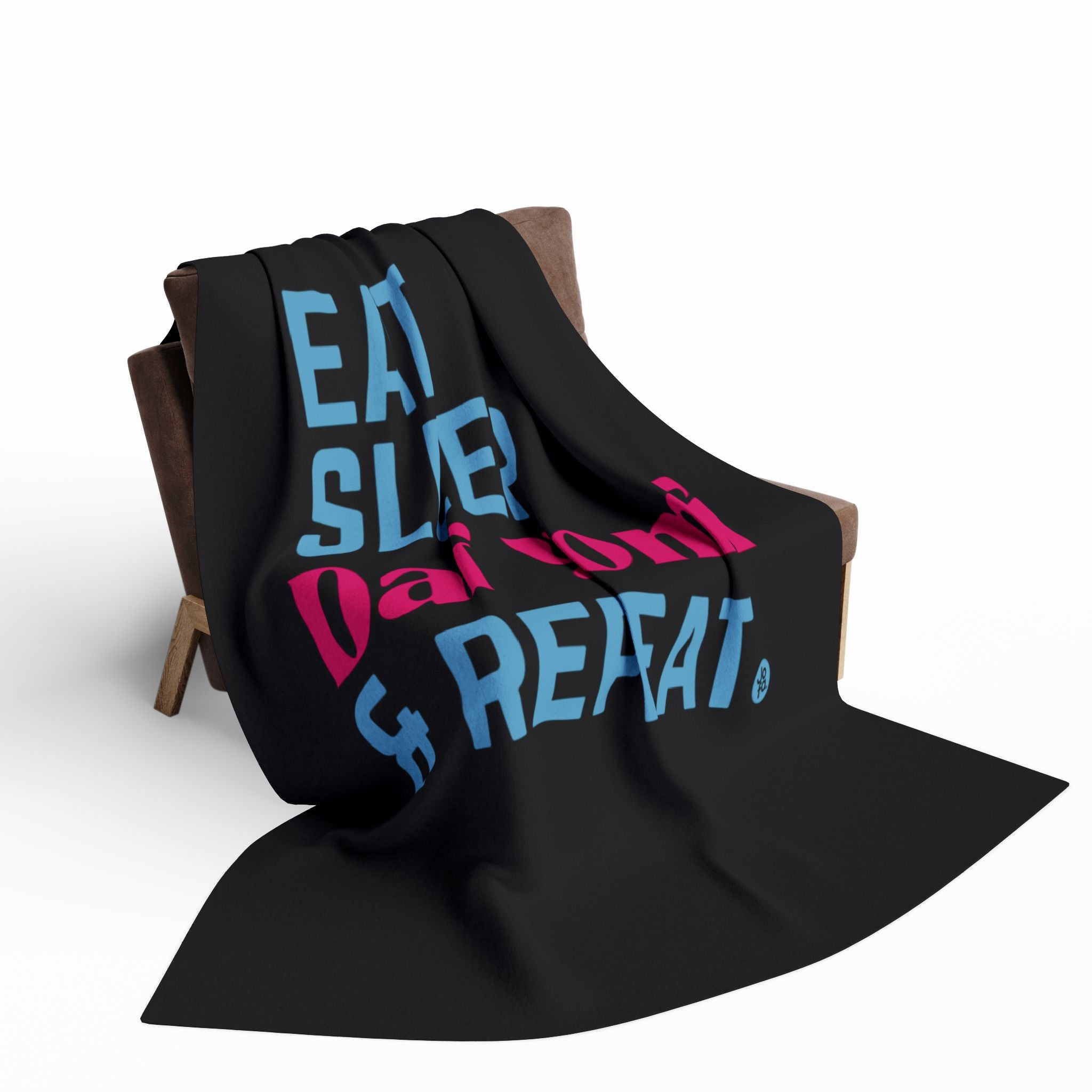 Eat, Sleep, Daf Yomi, & Repeat Fleece Blanket