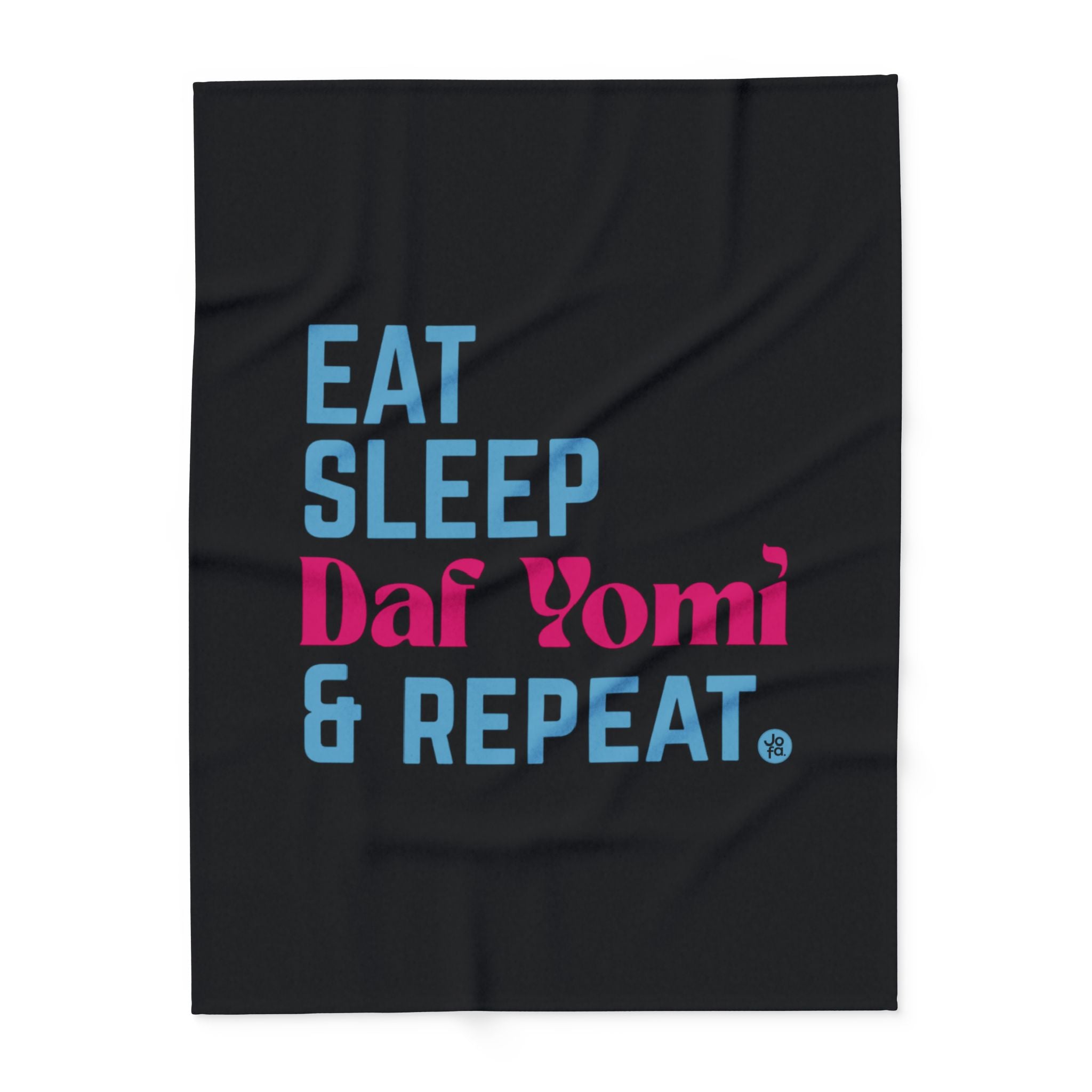Eat, Sleep, Daf Yomi, & Repeat Fleece Blanket