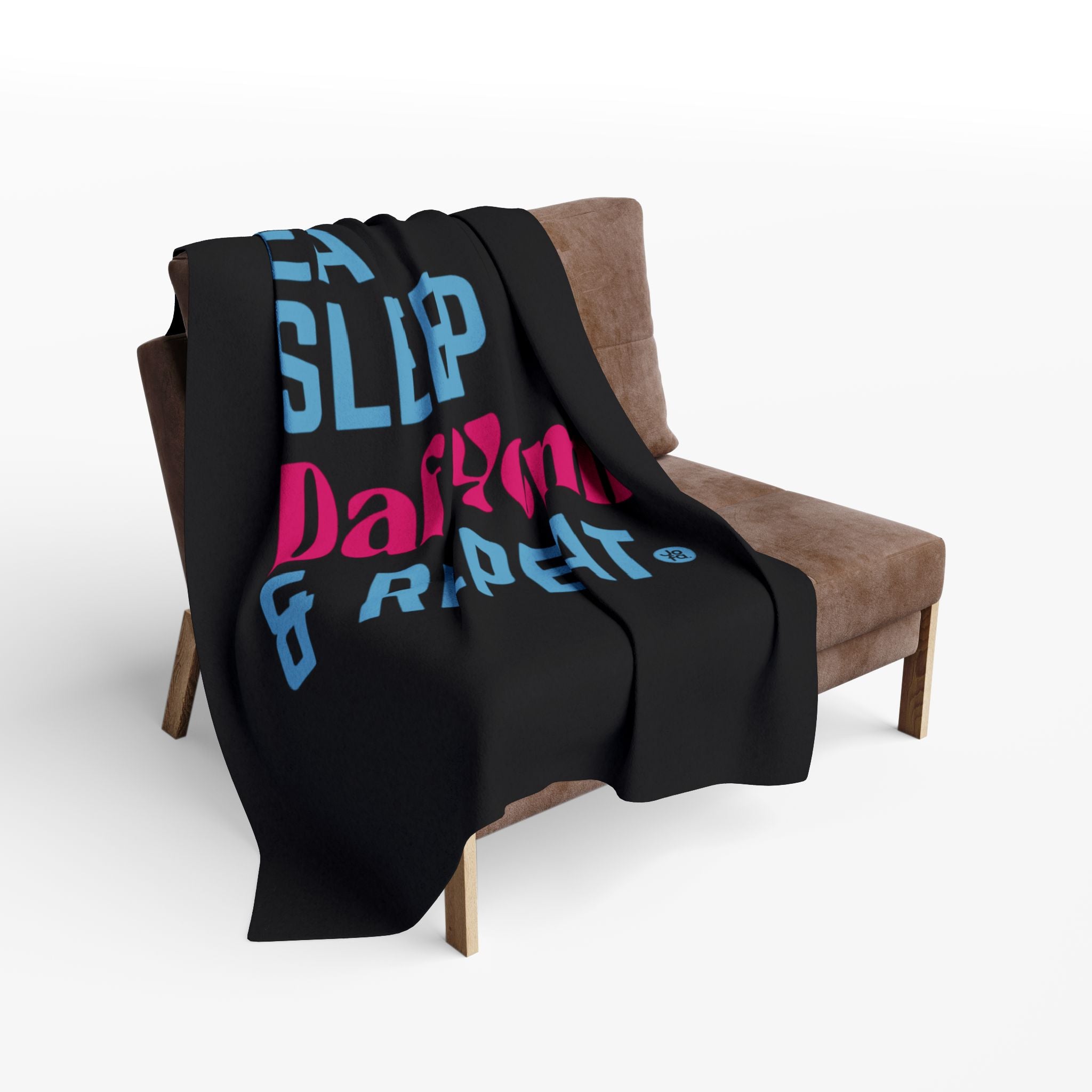 Eat, Sleep, Daf Yomi, & Repeat Fleece Blanket