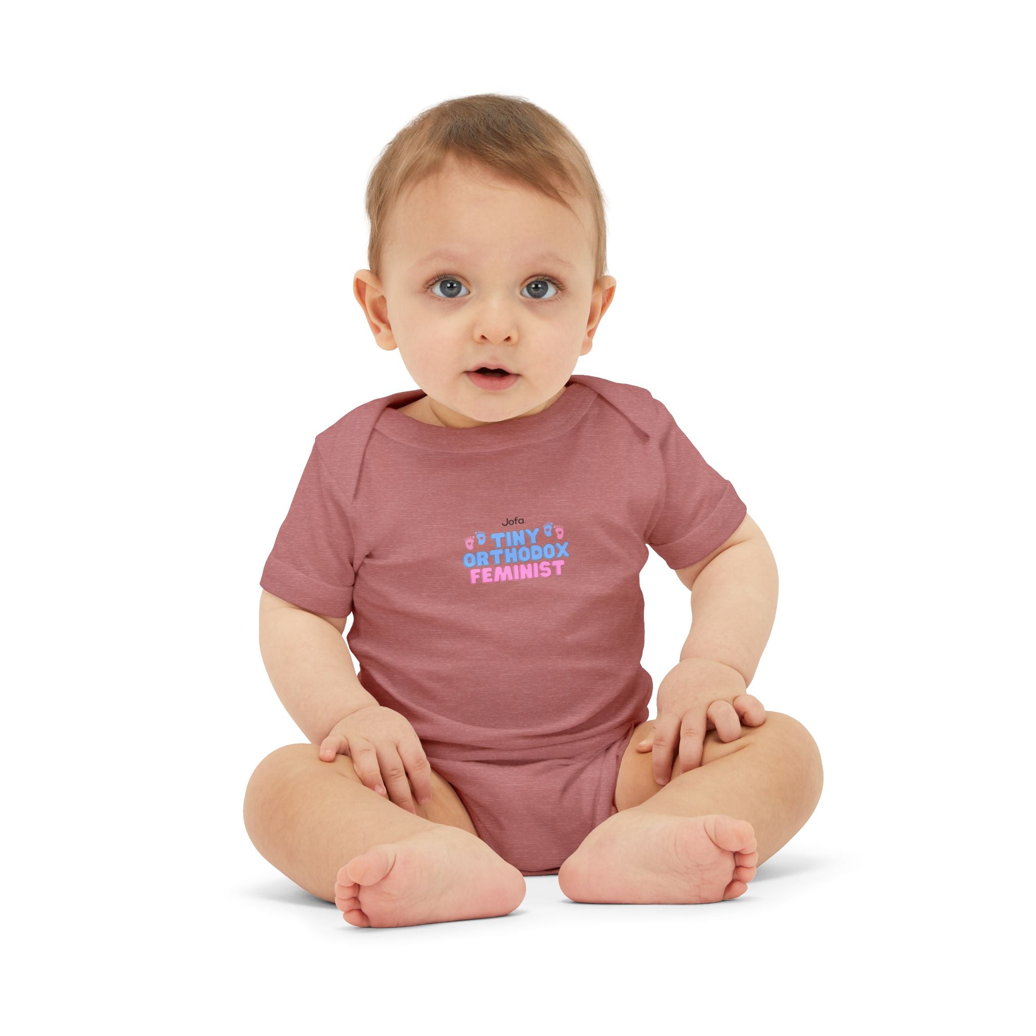 Tiny Orthodox Feminist Infant Onesie