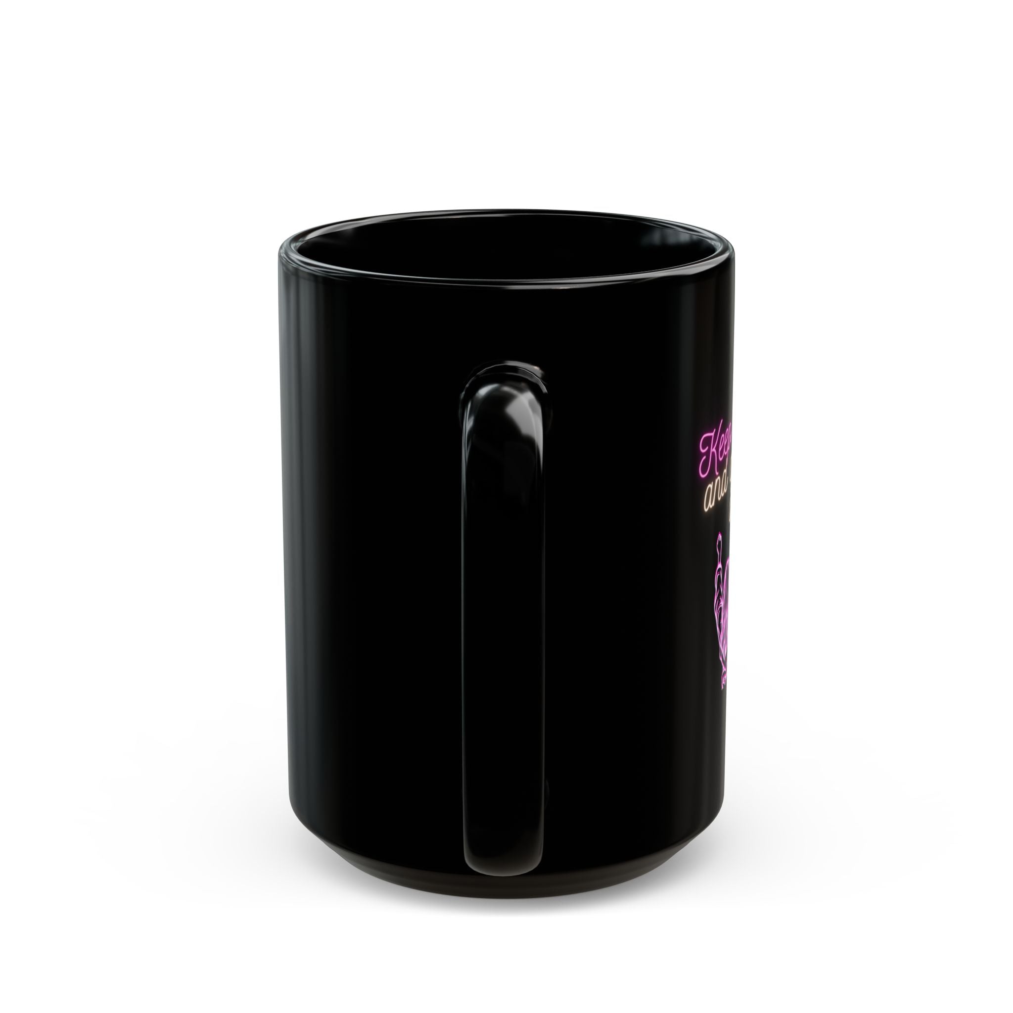 Mug: Keep Calm and Quote Rashi's Daughters Black 11oz/15oz