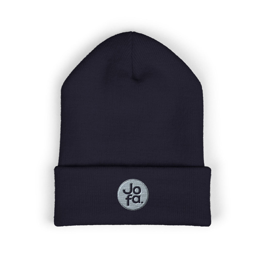 Jofa Classic Cuffed Beanie - SILVER/BLUE LOGO
