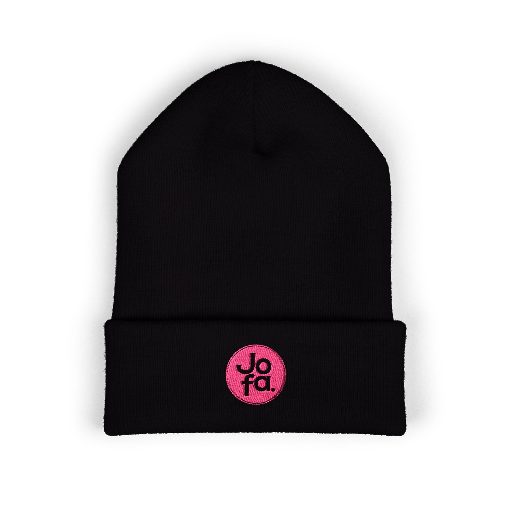 Jofa Classic Cuffed Beanie - PINK LOGO