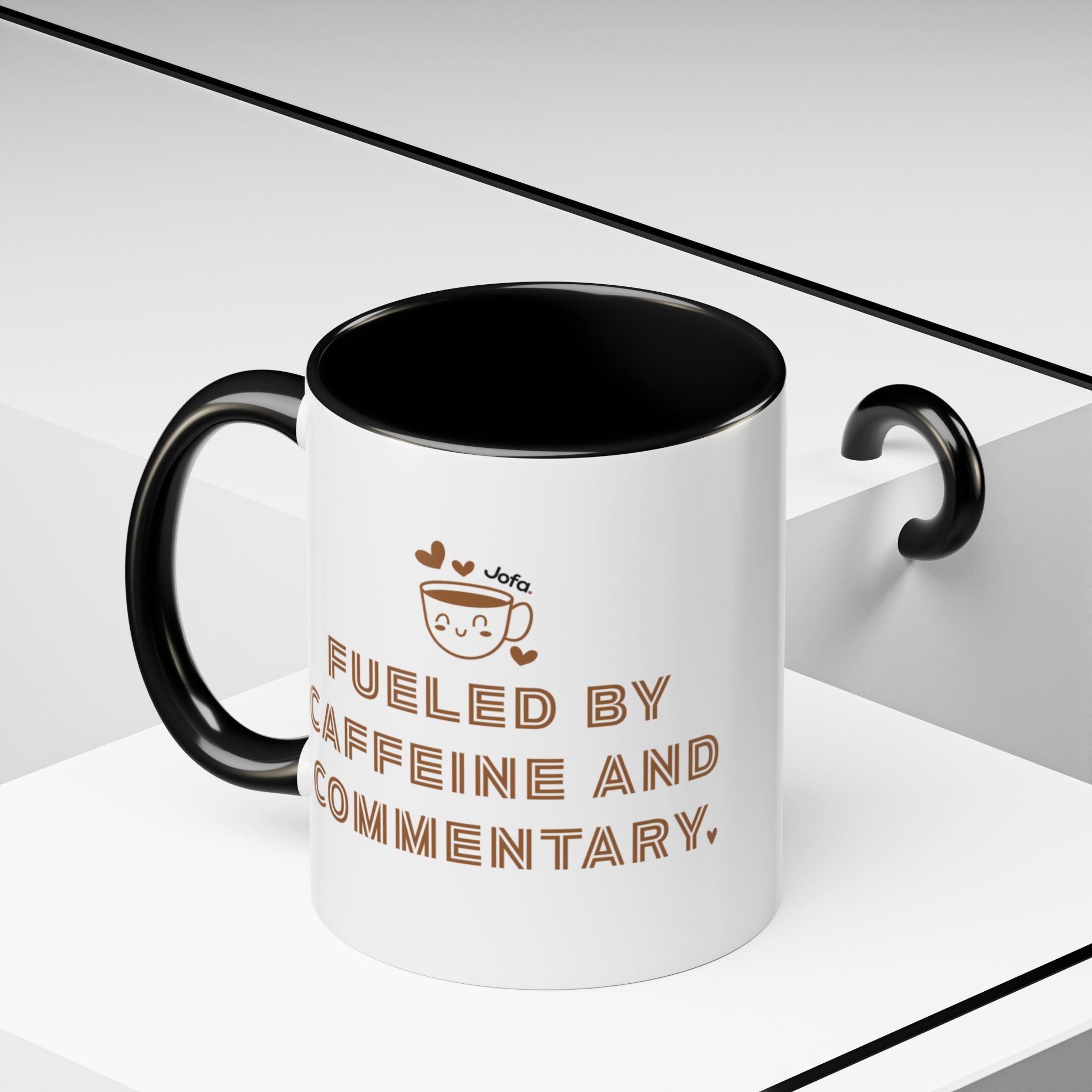 Mug: Fueled by Caffeine and Commentary (11, 15oz)