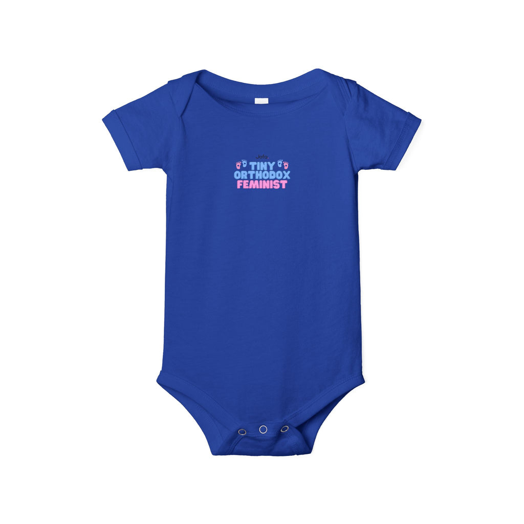 Tiny Orthodox Feminist Infant Onesie