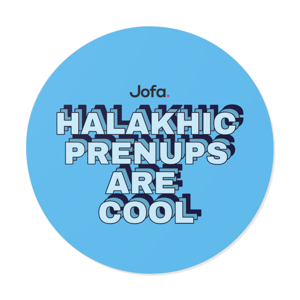 Halakhic Prenups are Cool - BLUE