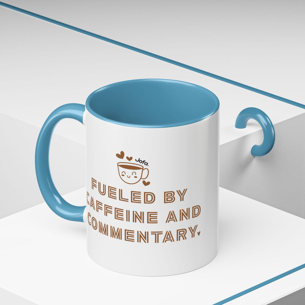 Mug: Fueled by Caffeine and Commentary (11, 15oz)