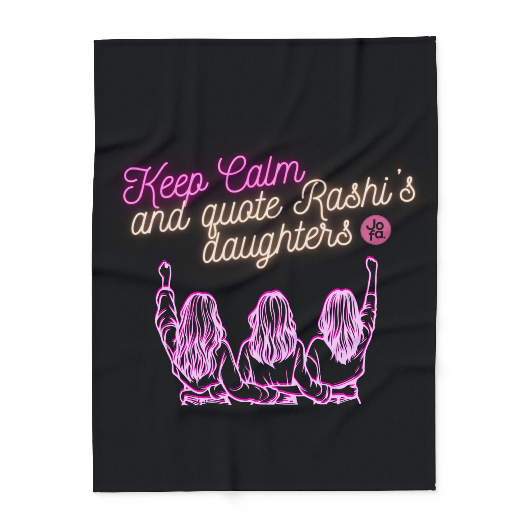 Blanket: Keep Calm and Quote Rashi's Daughters